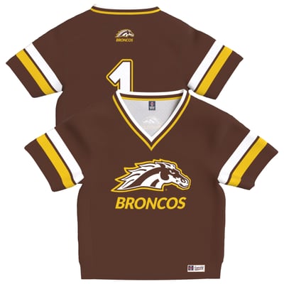 Western Michigan Broncos GameDay Greats Infant Lightweight Collegiate Football Fashion Jersey - Brown