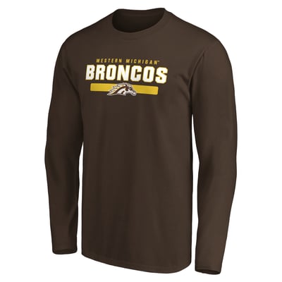 Western Michigan Broncos Team Strong Long Sleeve T-Shirt - Brown