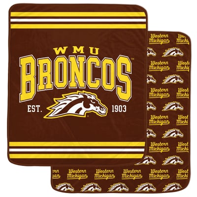 Western Michigan Broncos Pegasus Legacy Arch Double-Sided 60" x 70" Blanket