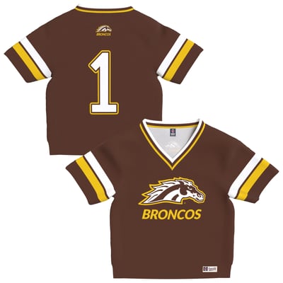 Western Michigan Broncos GameDay Greats Toddler Lightweight Collegiate Football Fashion Jersey - Brown