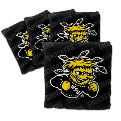 Wichita State Shockers Fanpoint Four-Piece Cornhole Bag Set