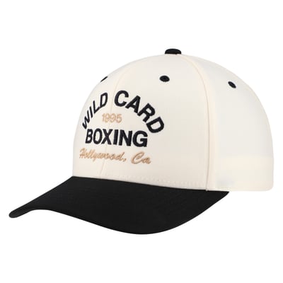  Wild Card Boxing Old School 1995 Logo Adjustable Hat - Natural