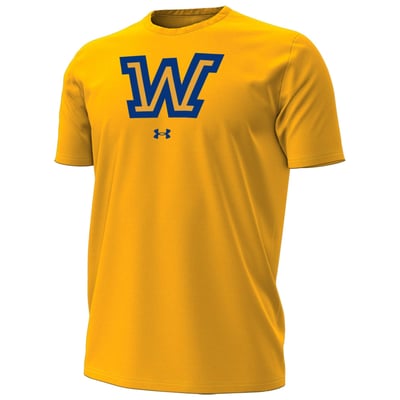  Wilkes Colonels Under Armour Primary Performance T-Shirt - Yellow