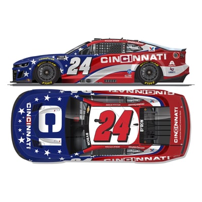 William Byron Action Racing 2026 #24 CINCINNATI 1:24 Regular Paint Die-Cast Chevrolet Camaro ZL1