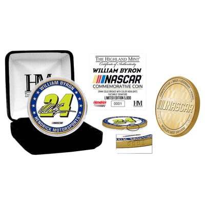 Highland Mint William Byron Bronze Color Coin
