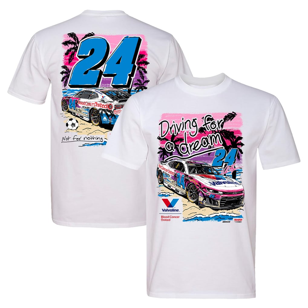 William Byron Classic Ink Valvoline T-Shirt - White