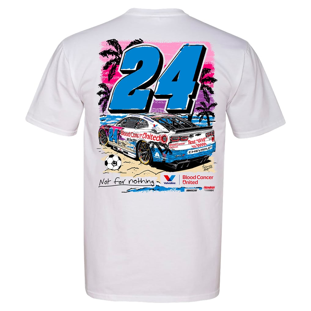 William Byron Classic Ink Valvoline T-Shirt - White