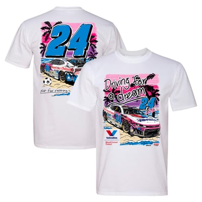William Byron Classic Ink Valvoline T-Shirt - White