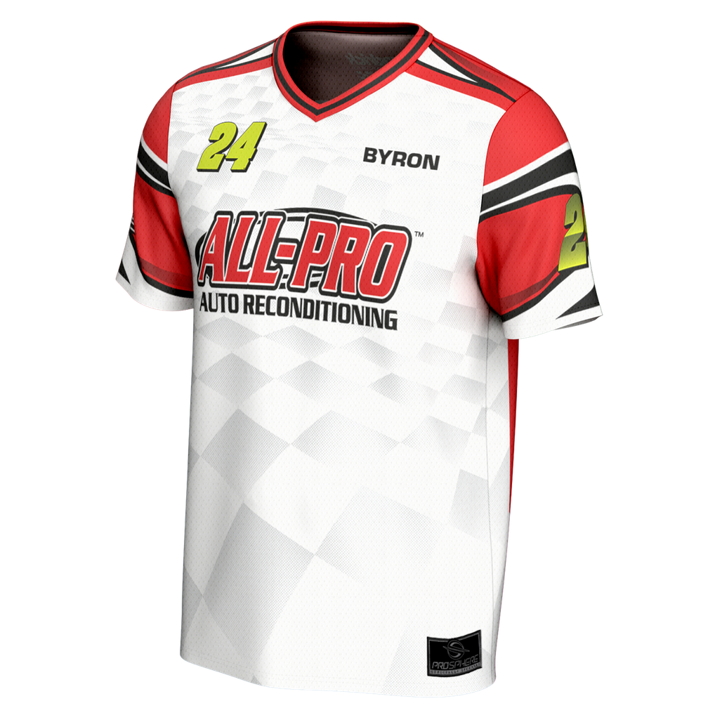  William Byron ProSphere All Pro Soccer Jersey - Red/White