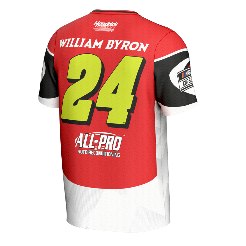  William Byron ProSphere All Pro Soccer Jersey - Red/White