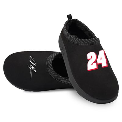 William Byron ISlide Unisex Number & Signature Mission Slippers - Black