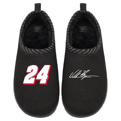 William Byron ISlide Unisex Number & Signature Mission Slippers - Black