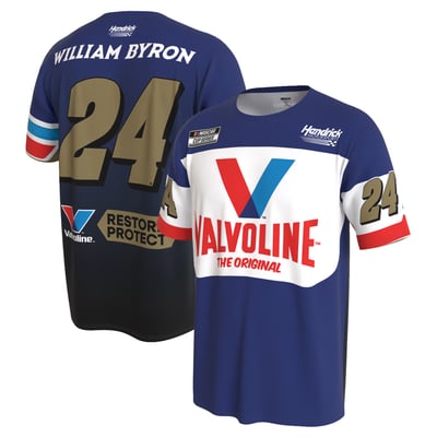 William Byron ProSphere Youth Valvoline T-Shirt - Blue