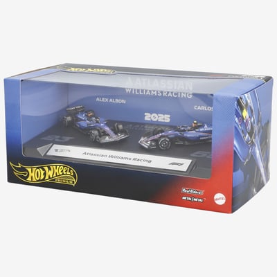 Alex Albon & Carlos Sainz Williams Racing Mattel Premium Formula 1 2025 2-Pack 1:64 Scale Racecars