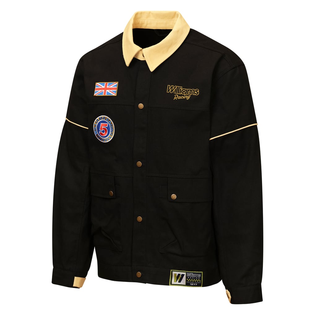 Williams Racing Outerstuff Men's Oversize Pipeline Canvas Jacket - Black

