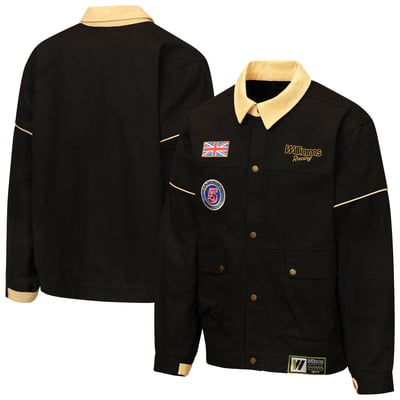 Williams Racing Outerstuff Men's Oversize Pipeline Canvas Jacket - Black

