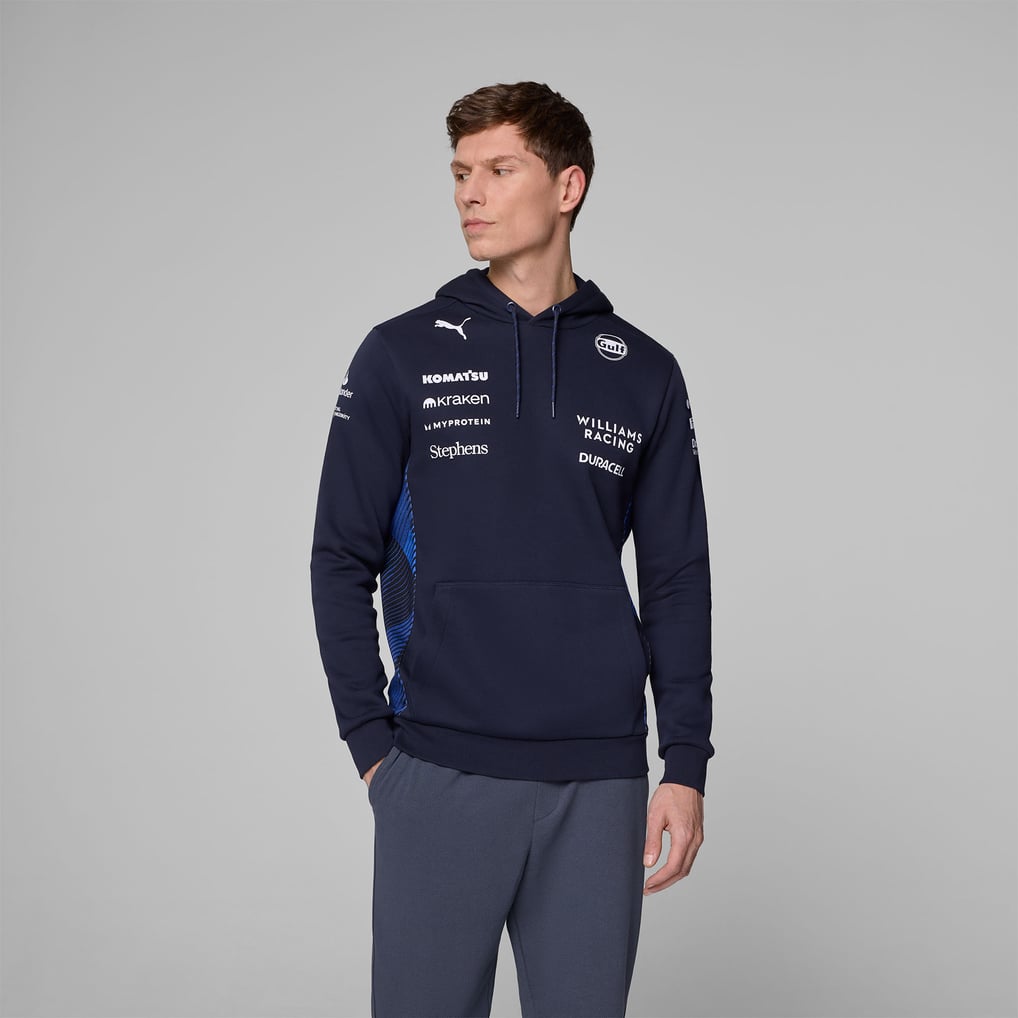 Williams Racing Puma F1 2025 Replica Pullover Hoodie - Navy
