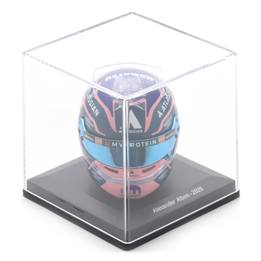  Williams Racing Spark Models Alexander Albon 2025 1:5 Scale Mini Helmet