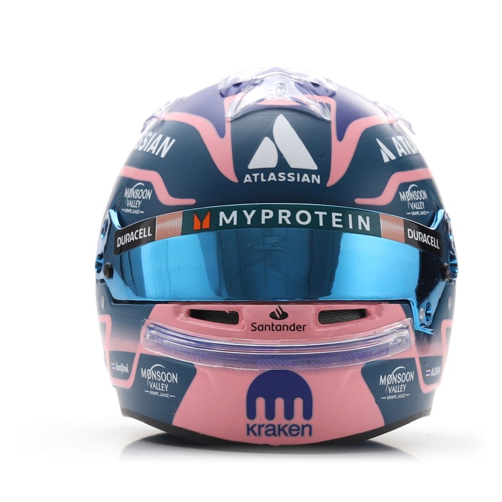  Williams Racing Spark Models Alexander Albon 2025 1:5 Scale Mini Helmet