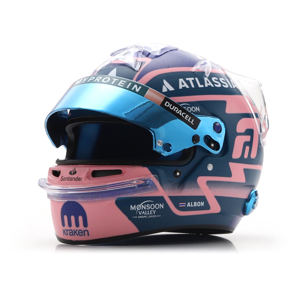  Williams Racing Spark Models Alexander Albon 2025 1:5 Scale Mini Helmet