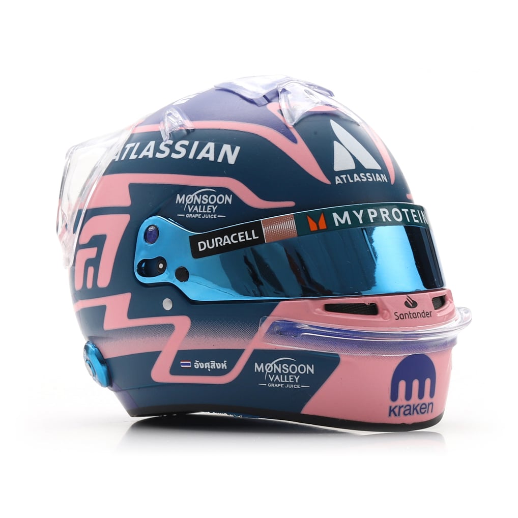  Williams Racing Spark Models Alexander Albon 2025 1:5 Scale Mini Helmet