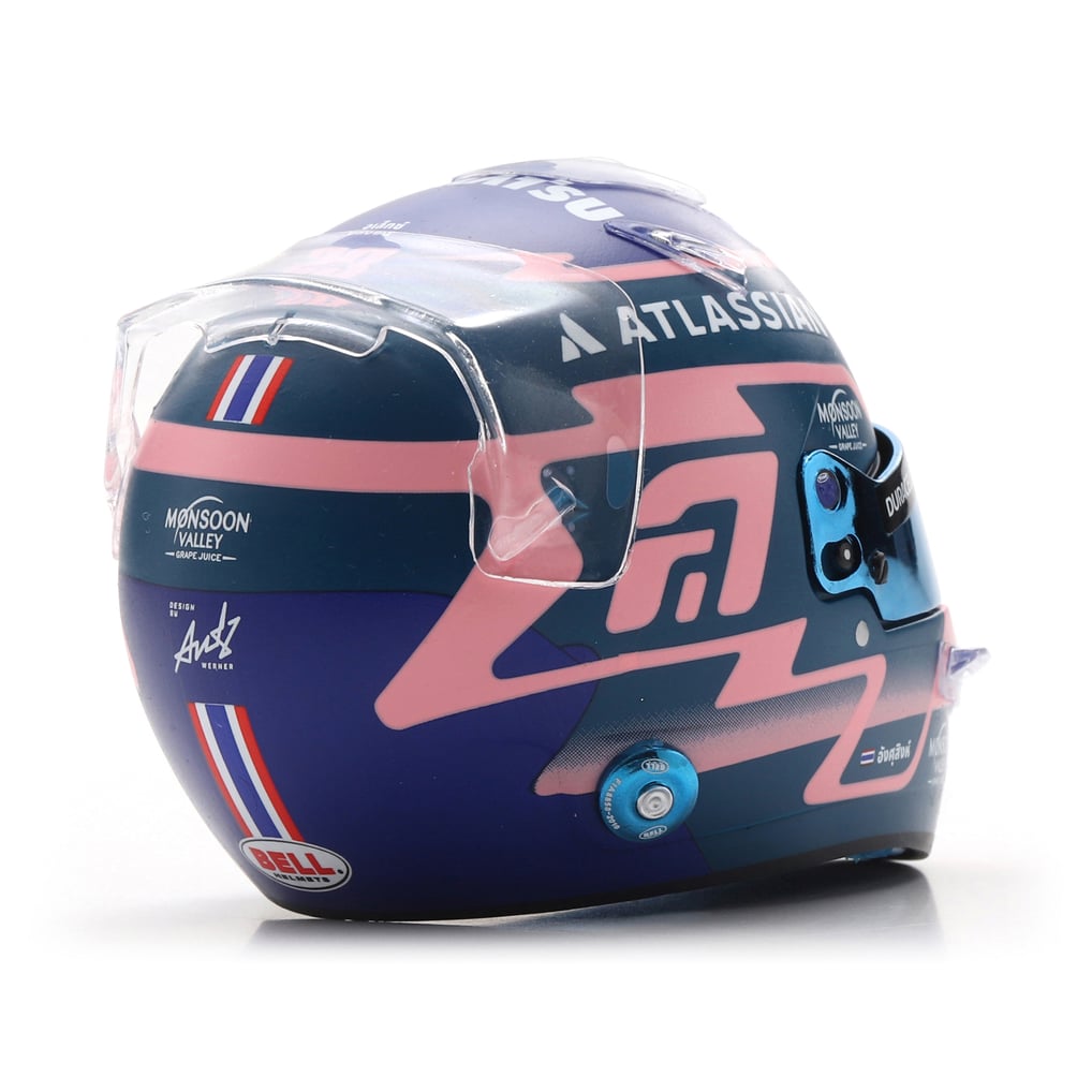  Williams Racing Spark Models Alexander Albon 2025 1:5 Scale Mini Helmet