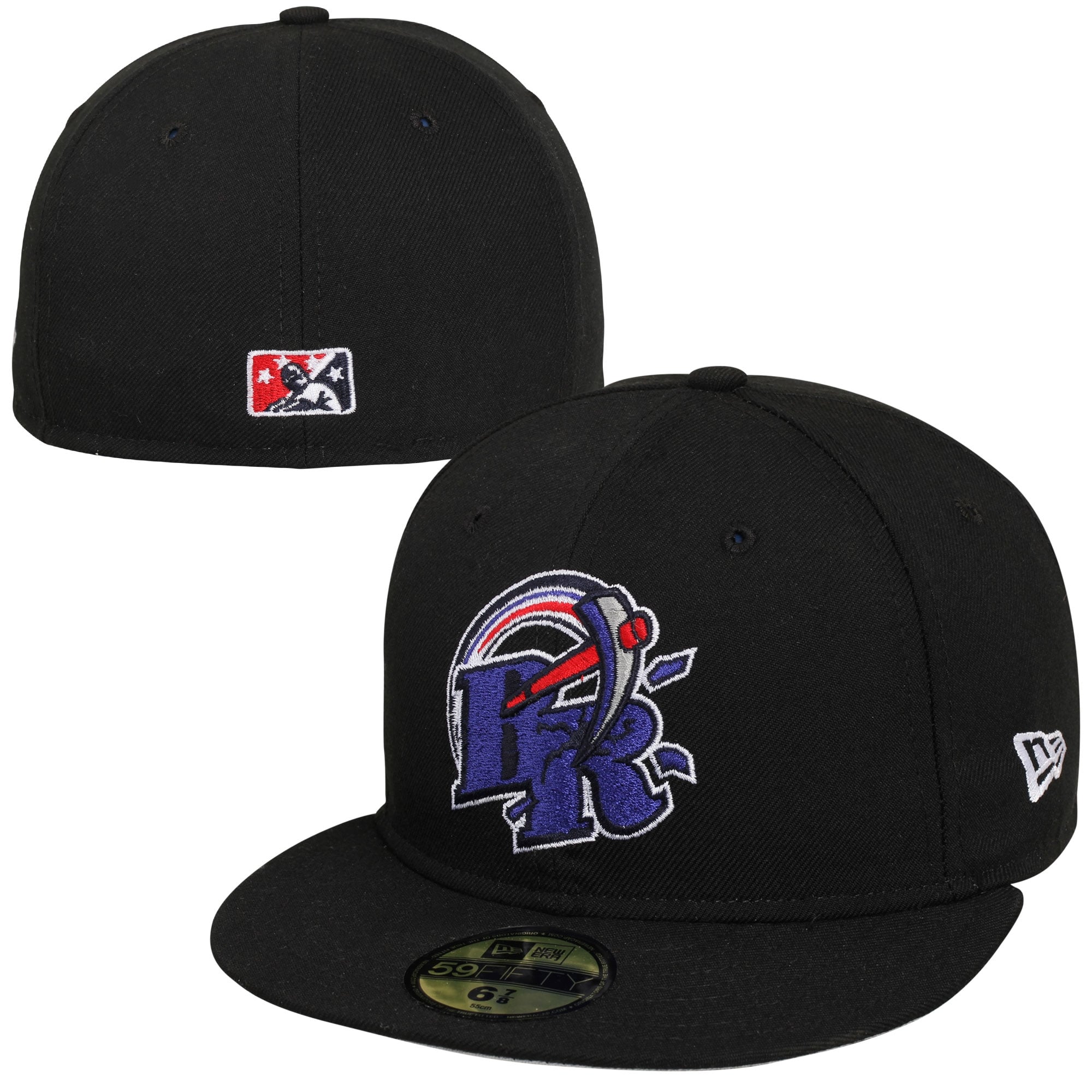 New Era Wilmington Blue Rocks Minor League 59FIFTY Fitted Hat - Black