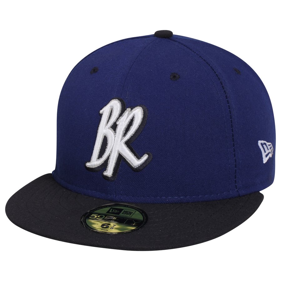Blue Rocks Hat New Era Wilmington Blue Rocks Minor League 59FIFTY Fitted Hat - Royal ...