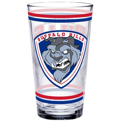 Buffalo Bills WinCraft Disney x NFL Beast 16oz. Pint Glass