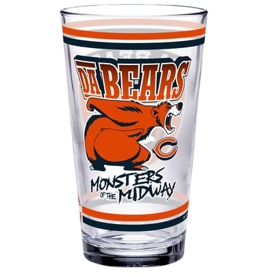Chicago Bears WinCraft Disney x NFL Baloo 16oz. Pint Glass