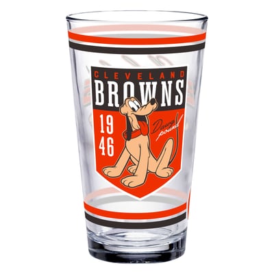 Cleveland Browns WinCraft Disney x NFL Pluto 16oz. Pint Glass