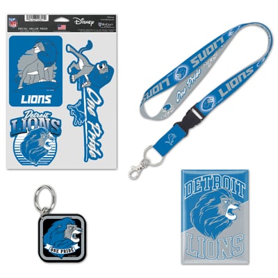 Detroit Lions WinCraft Disney x NFL Simba Fan Pack