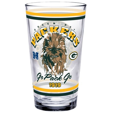 Green Bay Packers WinCraft Disney x NFL Chewbacca 16oz. Pint Glass