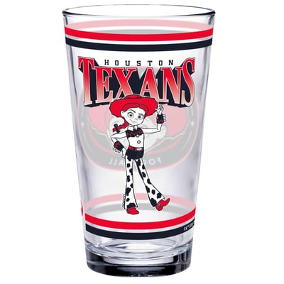 Houston Texans WinCraft Disney x NFL Jessie 16oz. Pint Glass