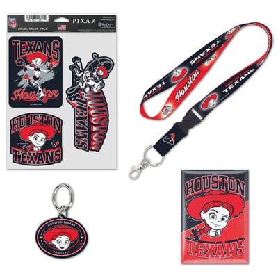 Houston Texans WinCraft Disney x NFL Jessie Fan Pack