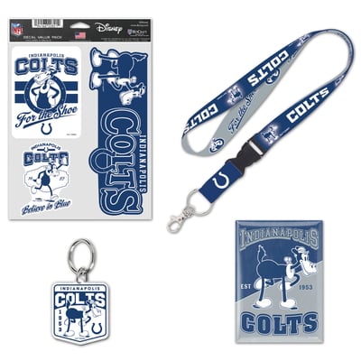 Indianapolis Colts WinCraft Disney x NFL Horace Horsecollar Fan Pack