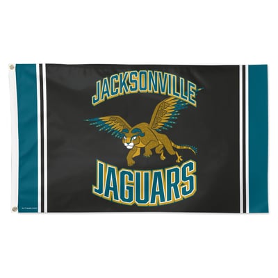 Jacksonville Jaguars WinCraft Disney x NFL Pepita 3' x 5' Single-Sided Deluxe Flag