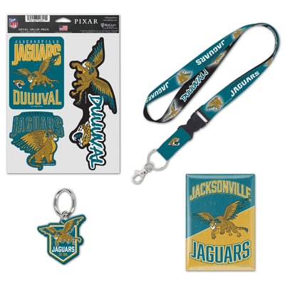 Jacksonville Jaguars WinCraft Disney x NFL Pepita Fan Pack