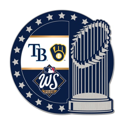 Milwaukee Brewers vs. Tampa Bay Rays WinCraft 2026 World Series Matchup Collector Pin