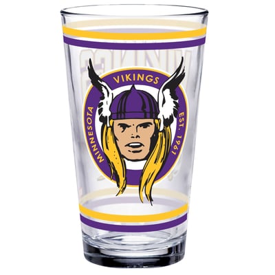 Minnesota Vikings WinCraft Disney x NFL Thor 16oz. Pint Glass