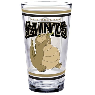 New Orleans Saints WinCraft Disney x NFL Louis 16oz. Pint Glass