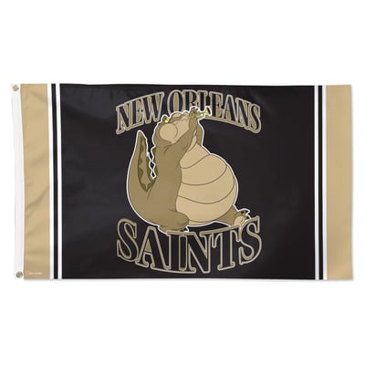 New Orleans Saints WinCraft Disney x NFL Louis 3' x 5' Single-Sided Deluxe Flag