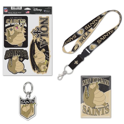New Orleans Saints WinCraft Disney x NFL Louis Fan Pack