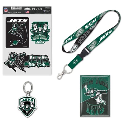 New York Jets WinCraft Disney x NFL Buzz Lightyear Fan Pack
