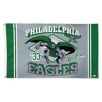 Philadelphia Eagles WinCraft Disney x NFL Doctor Doom 3' x 5' Single-Sided Deluxe Flag