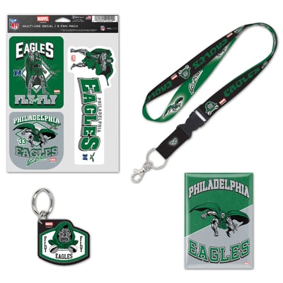 Philadelphia Eagles WinCraft Disney x NFL Doctor Doom Fan Pack
