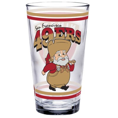 San Francisco 49ers WinCraft Disney x NFL Stinky Pete 16oz. Pint Glass