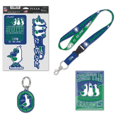 Seattle Seahawks WinCraft Disney x NFL Seagulls Fan Pack