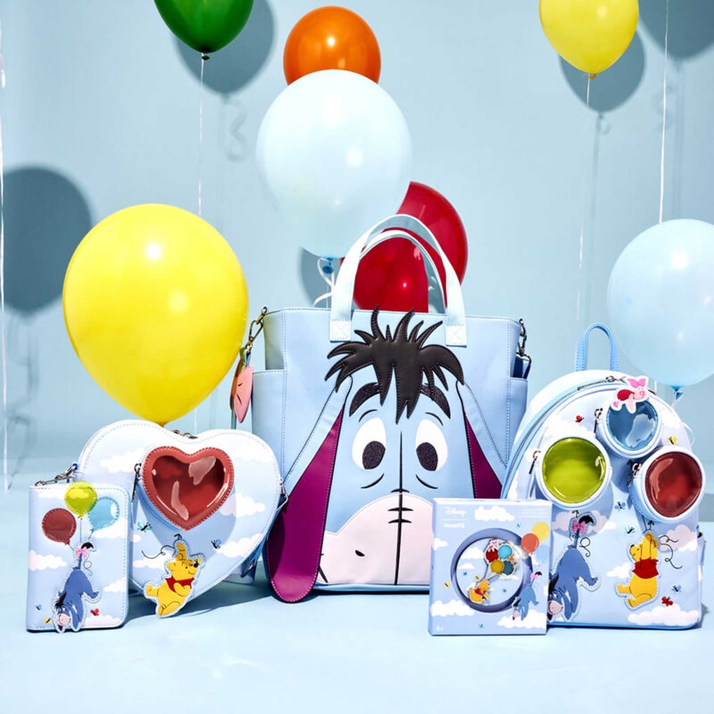 5116 Winnie the Pooh and Freiends Floating Balloons Mini Backpack | Disney Loungefly Winnie the Pooh & Friends Floating Balloons Mini  main image 3