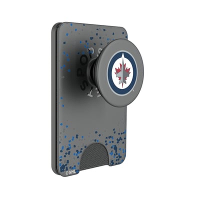 Winnipeg Jets Keyscaper Confetti PopSockets Magnetic Wallet